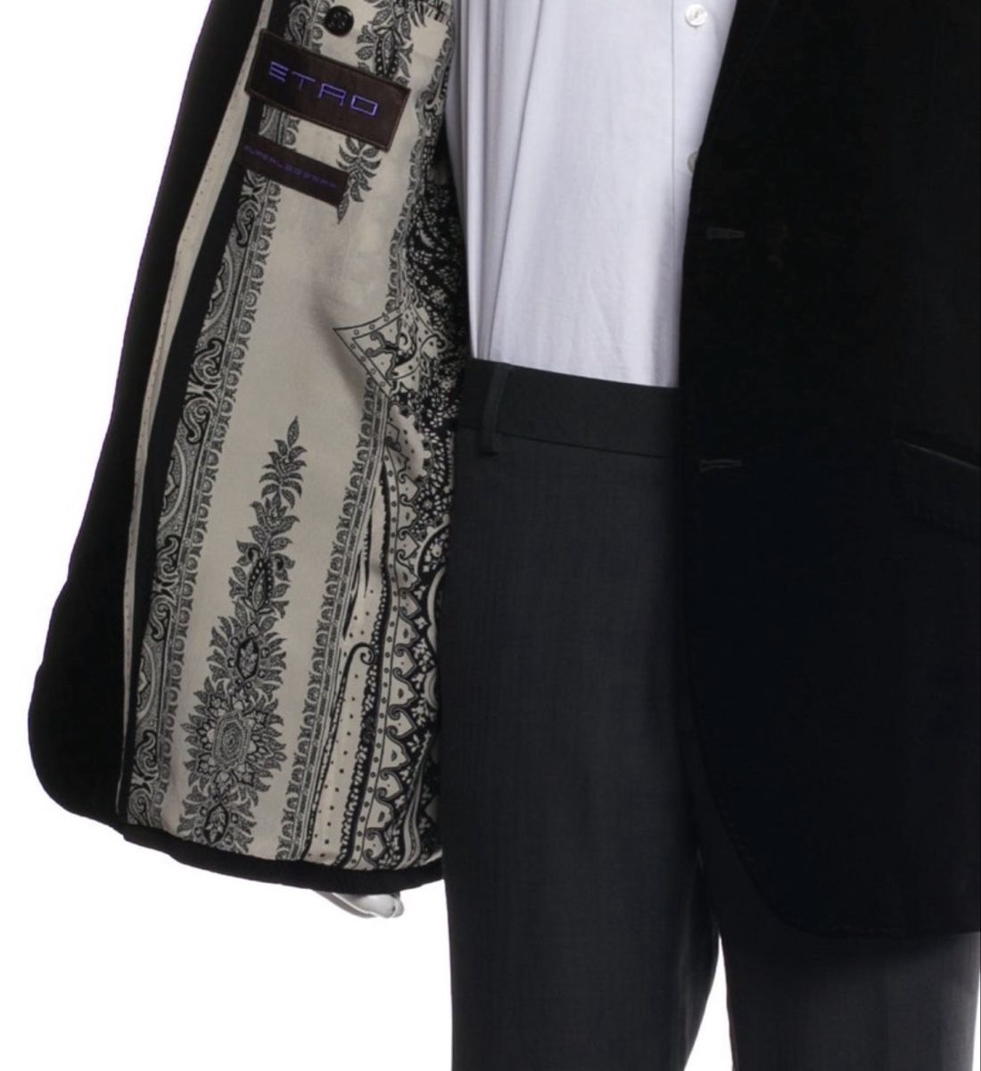 Etro Giacche: Etro Velvet Blazer Black Men's Size 54 – Nuovo e nell'imballaggio originale da Zürich venduto da nat_7wll 1