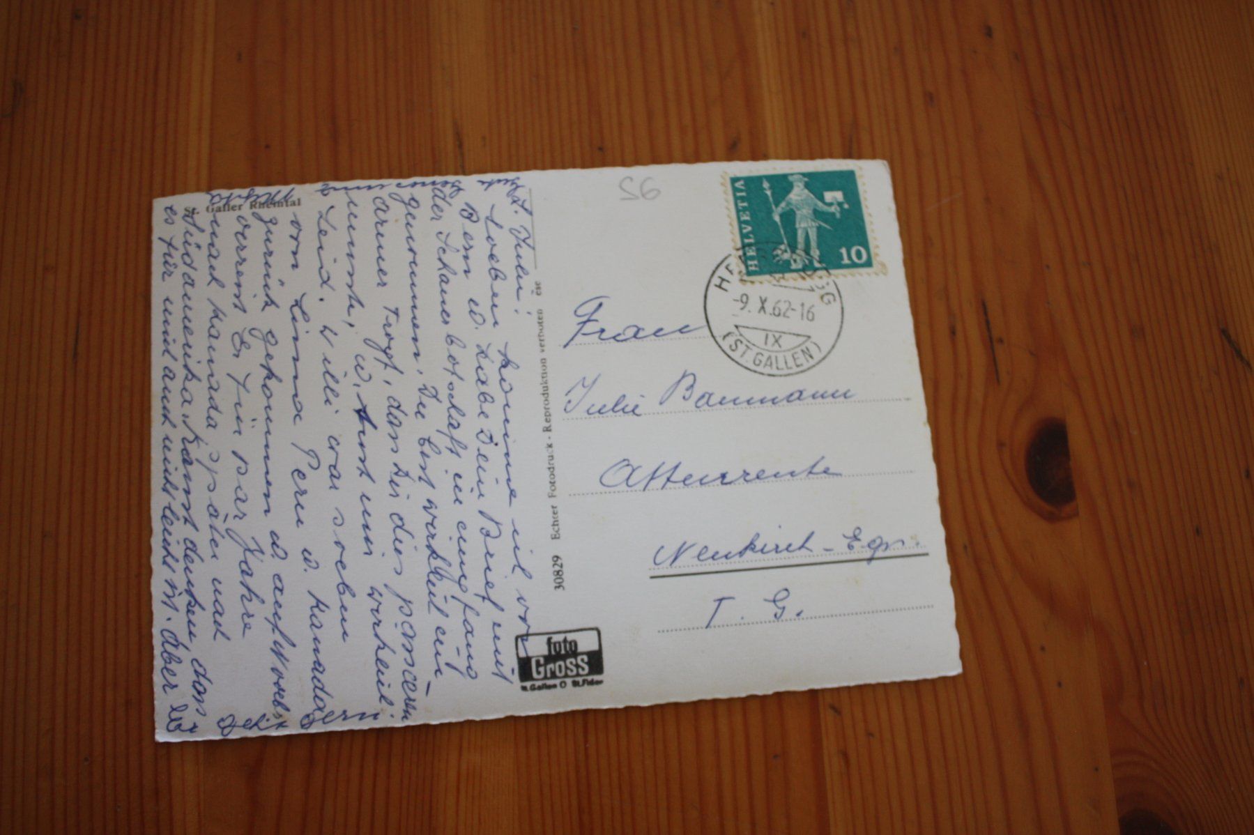 Cartoline postali: Lustenau Rheintal – Usato da Altstätten SG venduto da sulim 1