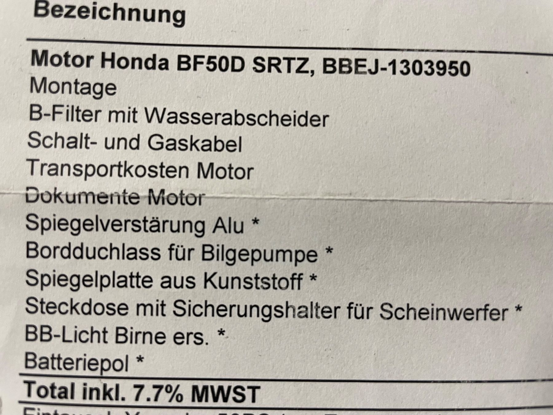 Honda Moteurs: Honda BF 50 Aussenborder – D'occasion à Bachenbülach par Simivk 2
