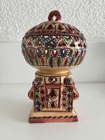 Orientalische Vogelkäfig-Laterne aus Keramik
