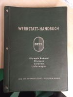 Oldtimer Opel Olympia Rekord P1 1957 Werkstatt Reparaturbuch