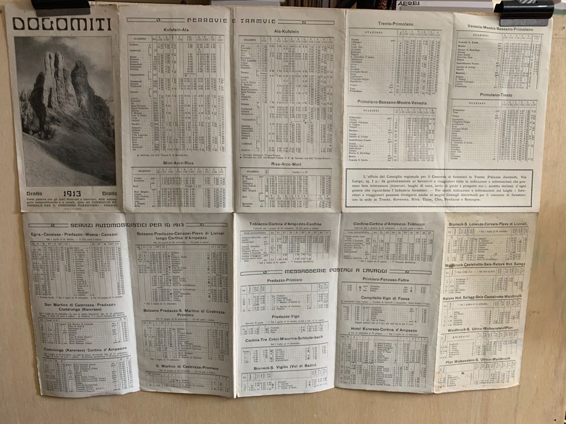 Cartoline postali: Dolomiti - 1913 – Usato da Sorengo venduto da 74in 1