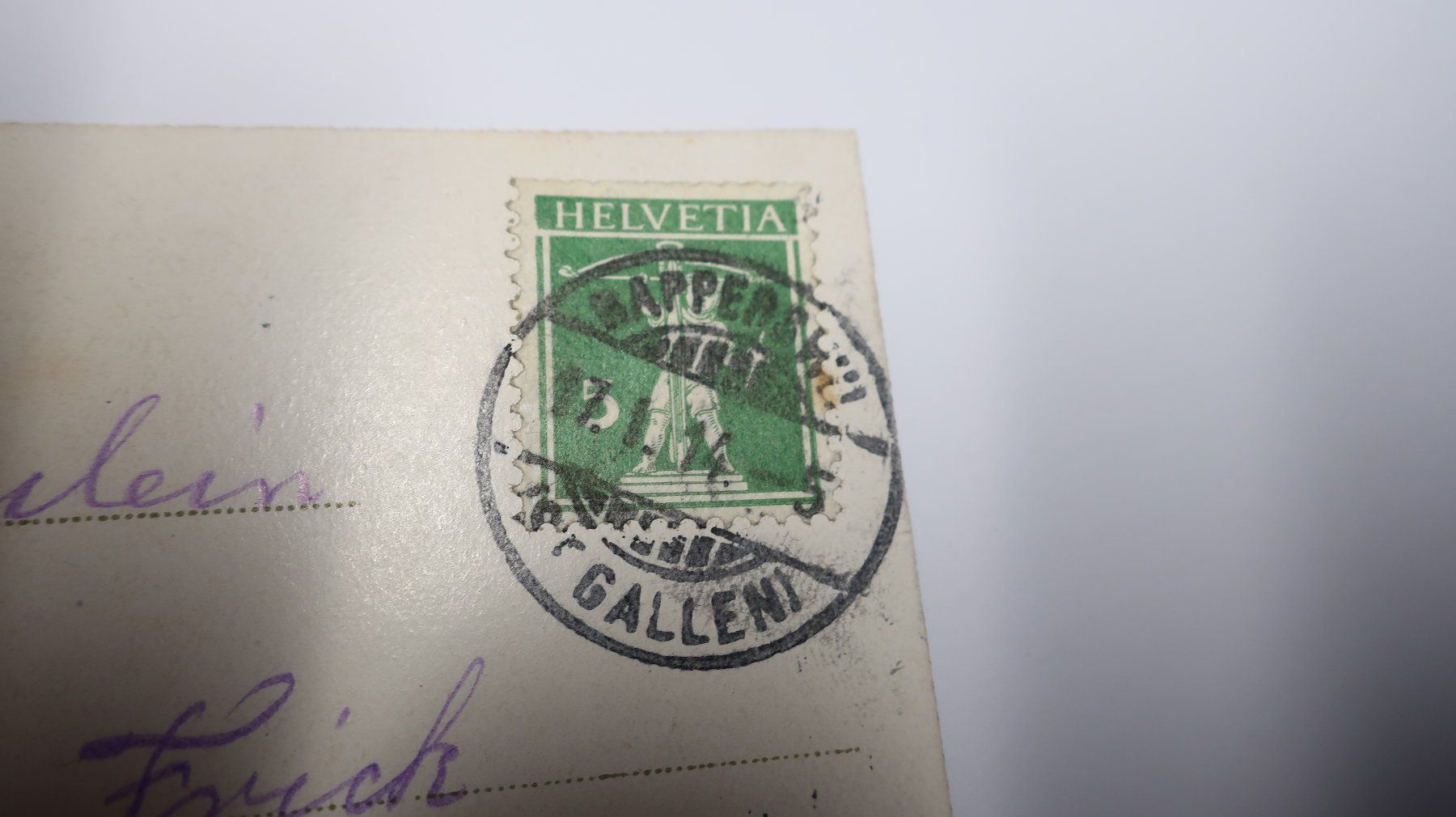 Ansichtskarten: Rapperswil N° 5275  1914 – Gebraucht aus Cormoret von Pascalll2001 4