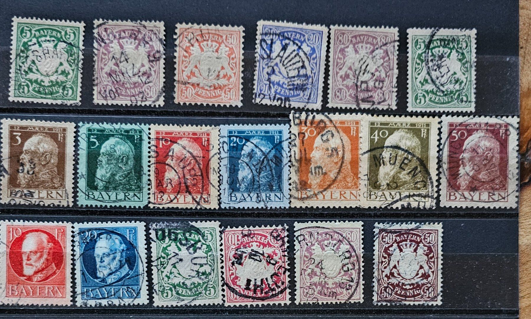 Alle Briefmarken: BAYERN Briefmarken – Gebraucht aus Les Valettes von Nuba1