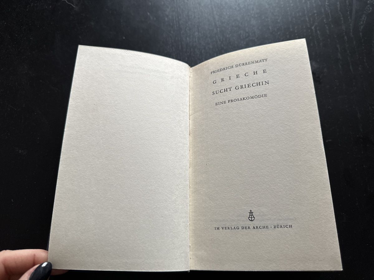 Bücher: Grieche sucht Griechin – Gebraucht aus Erstfeld von Uhu1980 1