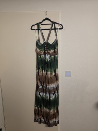 Maxikleid Jungelfarben