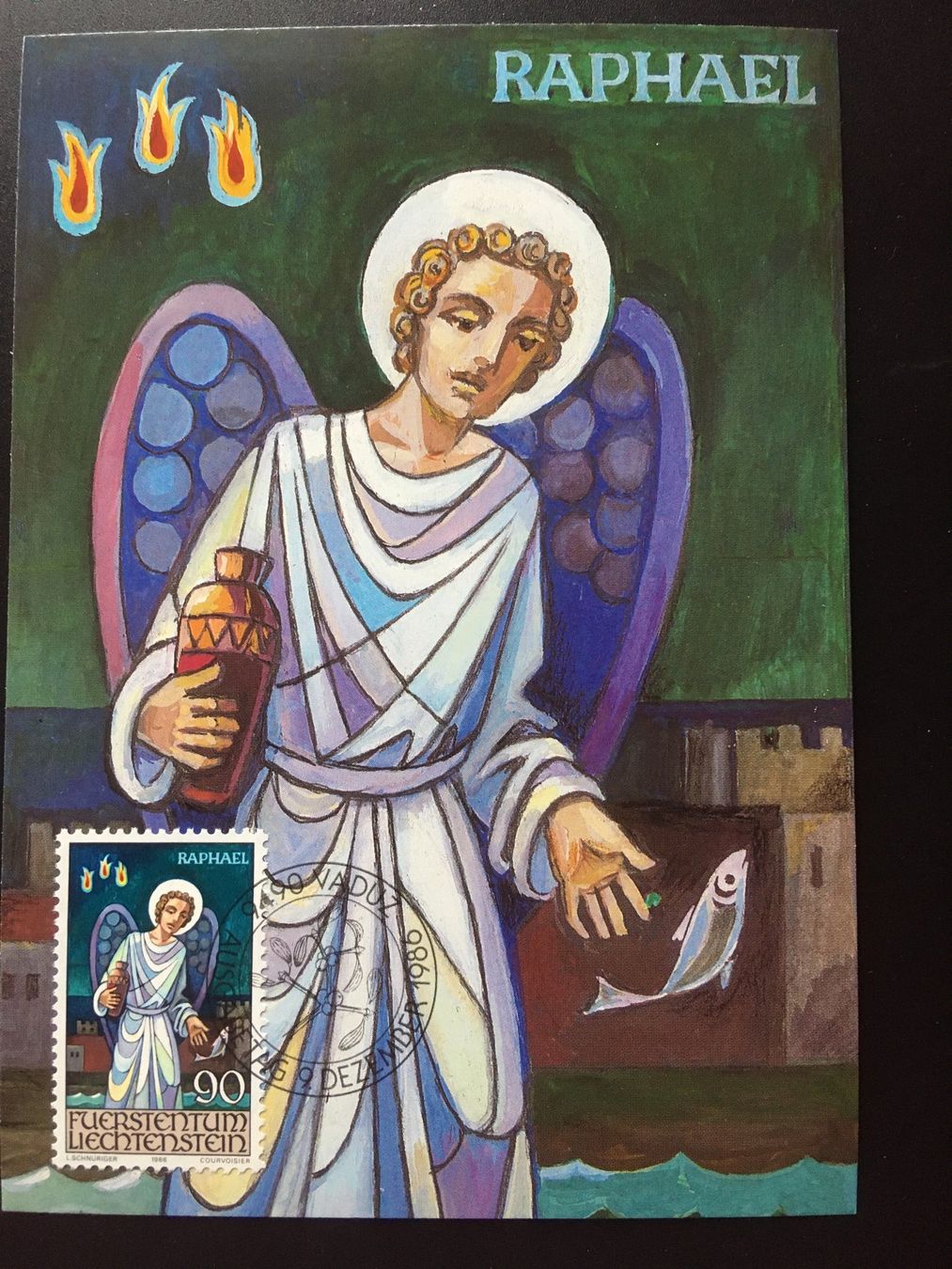 Tutti i francobolli: Liechteinstein Weihnachten 1986 Maximumkarten plus FDC – Usato da Nesslau venduto da zueri6 4