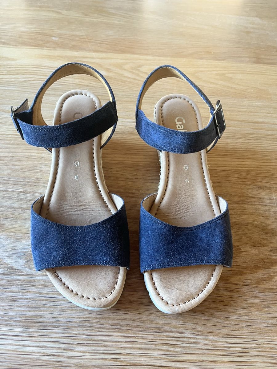 Gabor Scarpe da donna: Sandales Gabor en cuir, taille 39 – Nuovo (secondo la descrizione) da Saillon venduto da Bleuazul