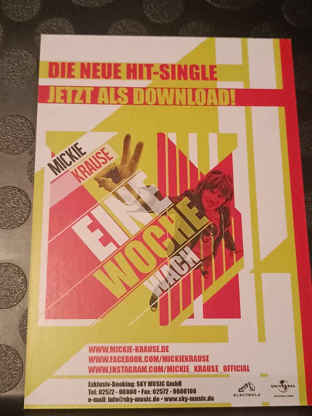 Autografi: Mikie Kruse - handsigniert – Usato da Menziken venduto da Artographs 1