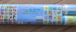 Lernposter Set 2x Wissen XL-Format 50x70cm NEU