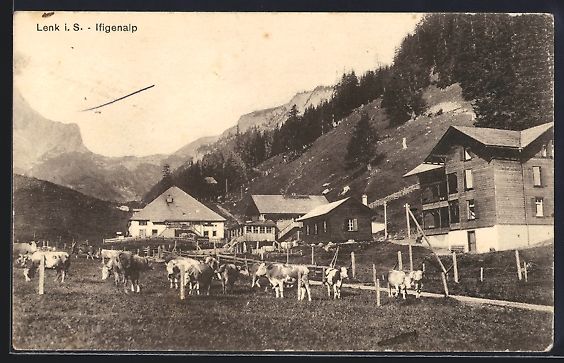 Cartes postales: AK Lenk i. S., Ifigenalp – D'occasion à Berlin par bartko-reher