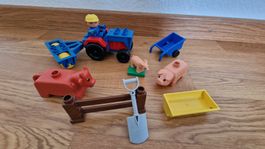 Lego Duplo Traktor, Bauer, Tiere
