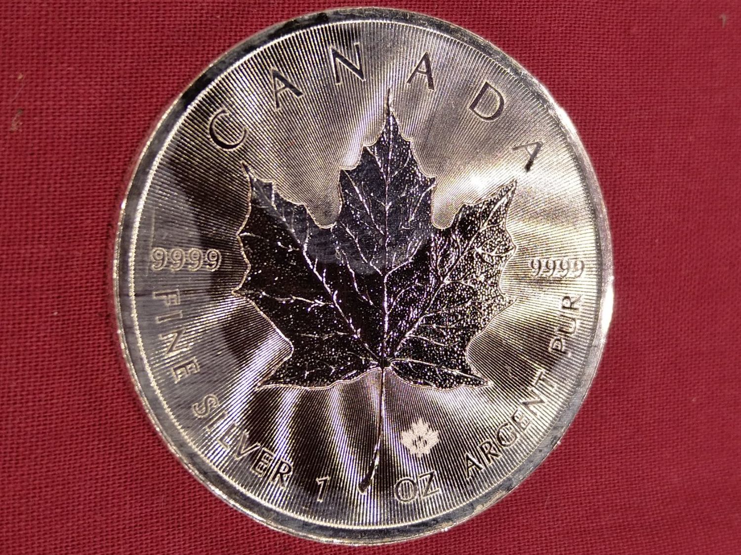 Toutes les monnaies: Silber Maple Leaf 1 oz - 2015 – D'occasion à Dättlikon par Quarz58 1