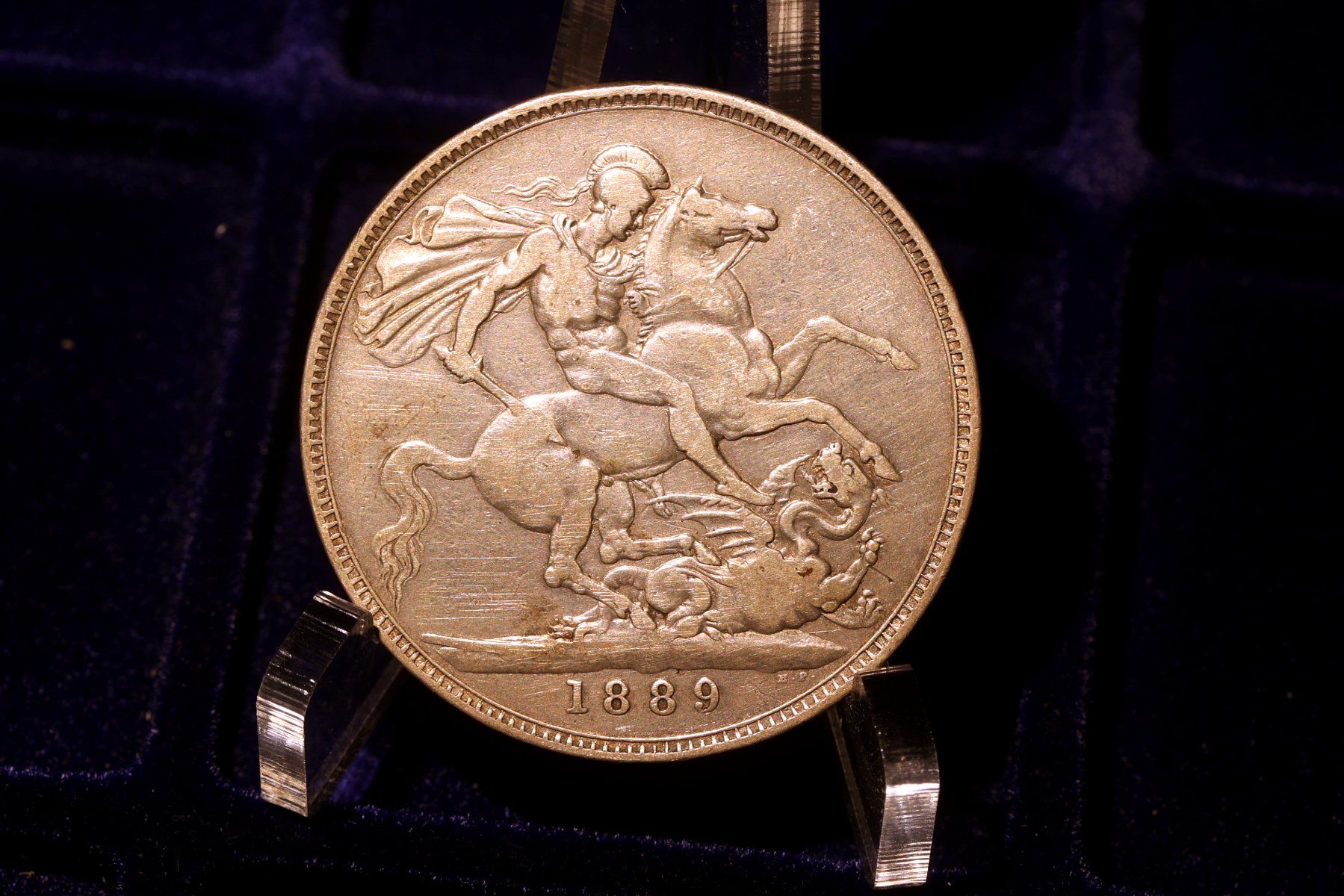 Alle Münzen: Silbermünze Crown 1889 – Gebraucht aus Wetzikon ZH von Scipio80 1