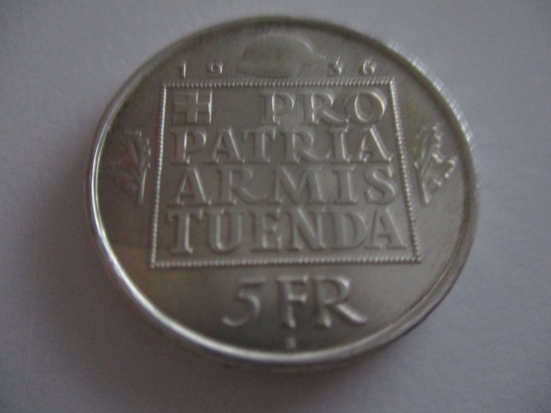 Tutti le monete: SILBER GEDENKMÜNZE 1936 – Usato da Wil SG venduto da garou40 1