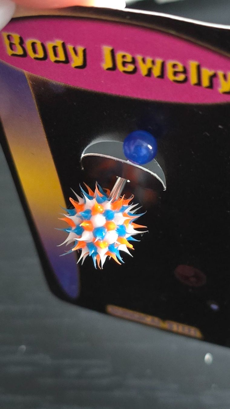Gioielli per piercing: Piercing / Bauchnabelpiercing - Spike Ball - Chirurgenstahl – Nuovo (secondo la descrizione) da Thalwil venduto da VitaMini