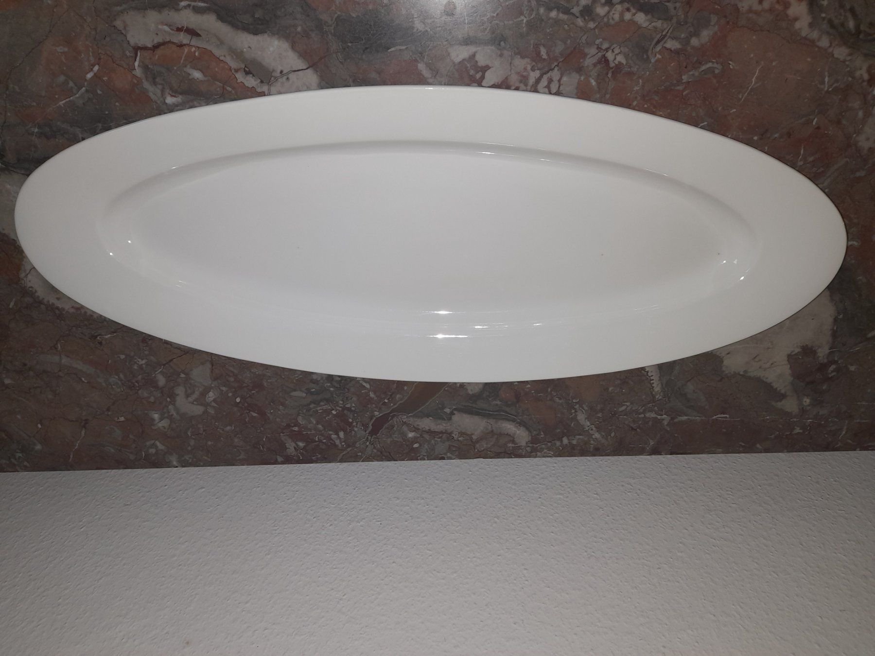 Piatti di portata: ELEGANTE, SCHLICHTE, ANTIKE SERVIERPLATTE (FISCHPLATTE) – Usato da Lenzburg venduto da mayfair02 2