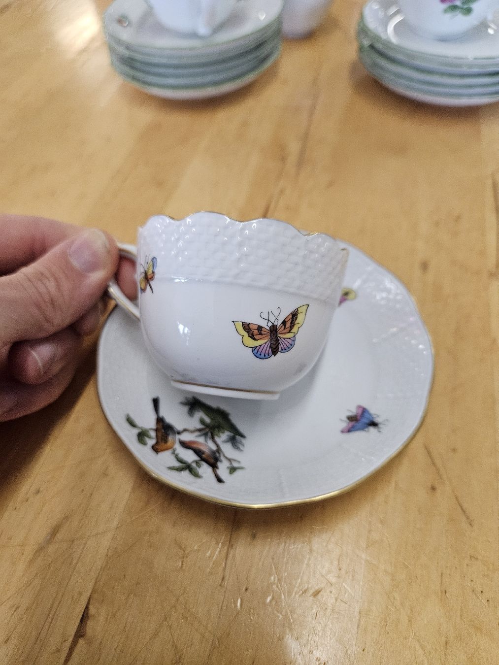 Herend Tazze: Herend Hungary Espressotasse "711" – Usato da Pratteln venduto da Cartonsducoeur_bl 2