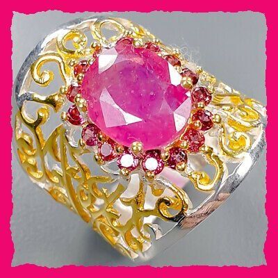 Ringe: ♛ Grosser Rubin 925 Silberring – Neu und originalverpackt aus Oberglatt ZH von Hot-Spot