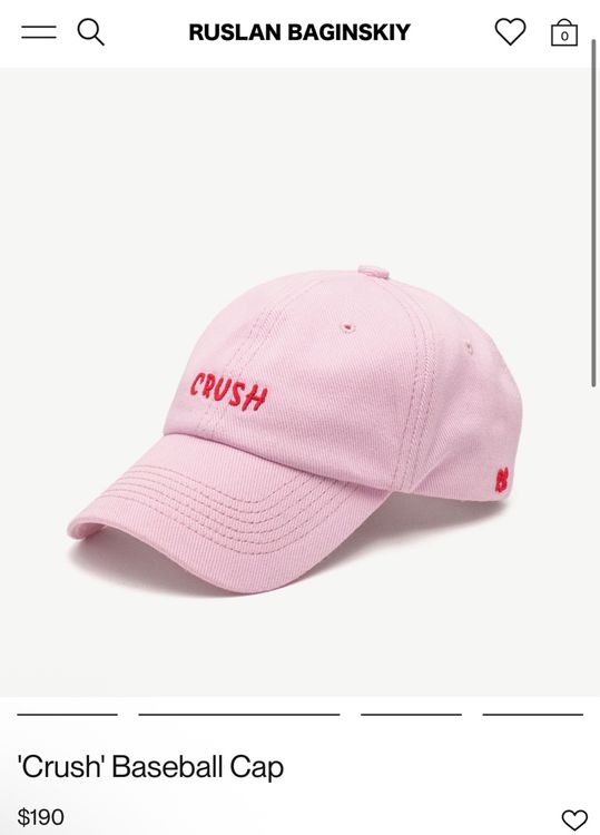 Ruslan Baginskiy baseball hat new! (size adjustable) (Neuf avec