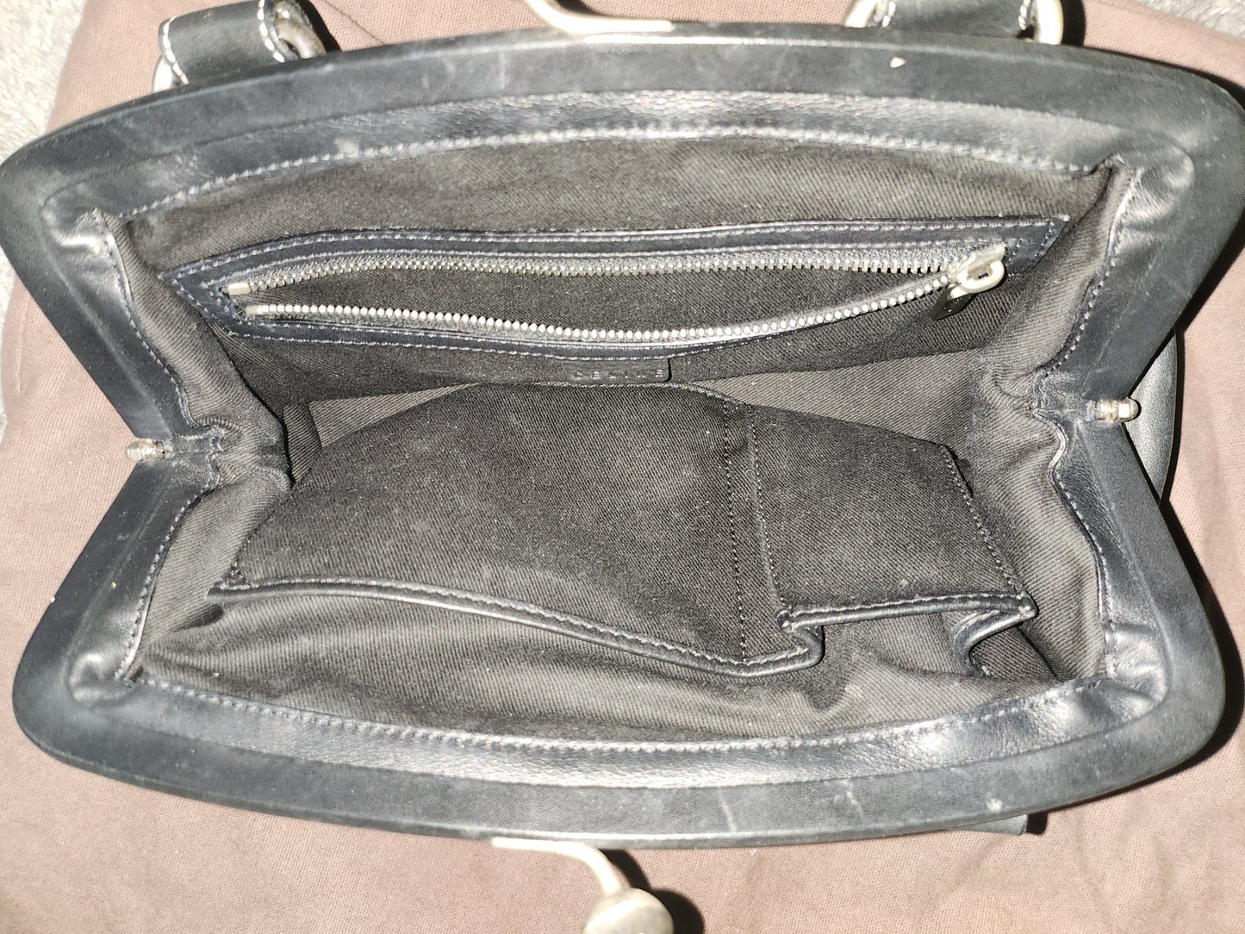 Celine Borse: Sac à main Céline noir en cuir – Usato da Confignon venduto da Mafior1977 5