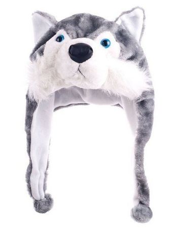 Mütze Wolf  Wolfsmütze One Size