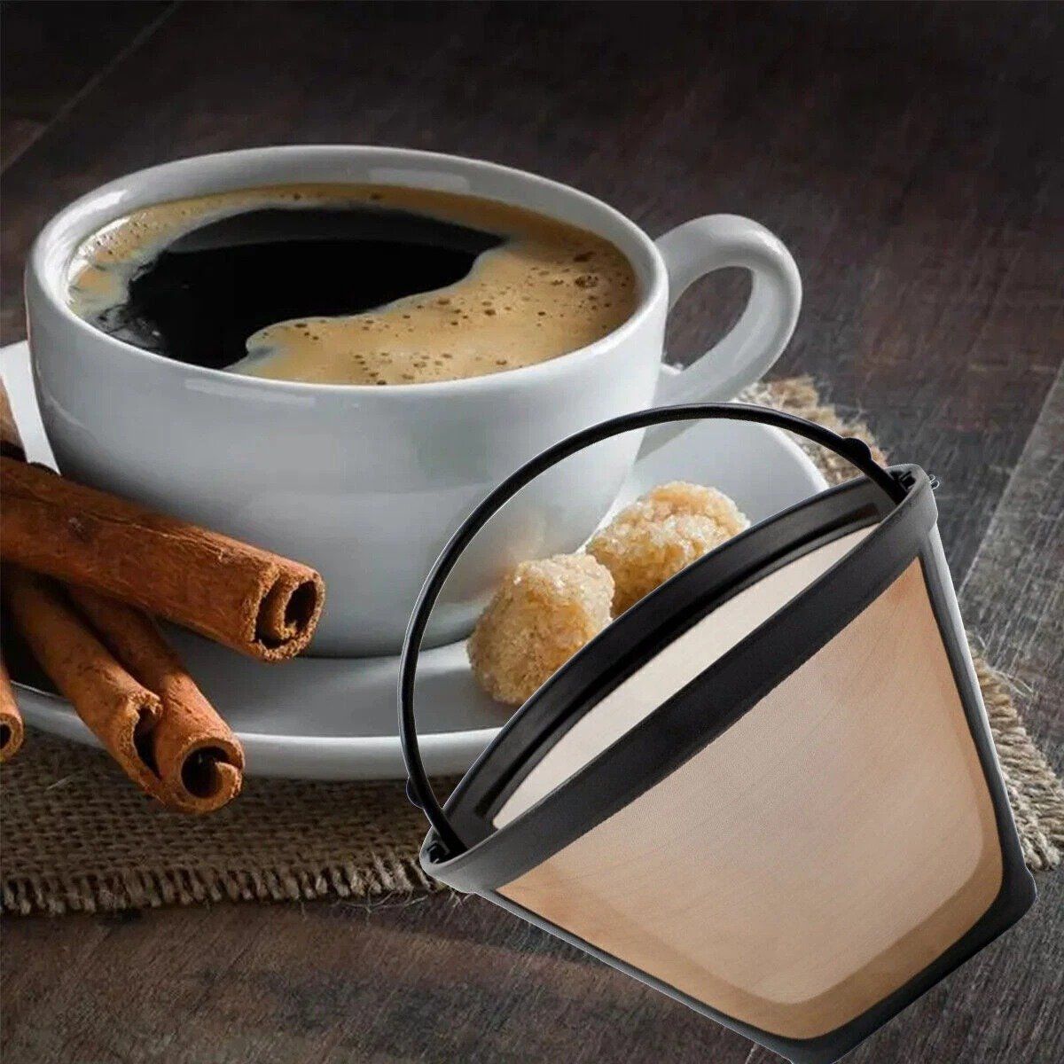 Sonstiges für Haushalt & Wohnen: Kaffeefilter Dauerfilter aus hitzebeständigem Edelsta 5stück – Neu (gemäss Beschreibung) aus Kirchdorf AG von Restposten110 5