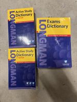 Three long man English dictionaries