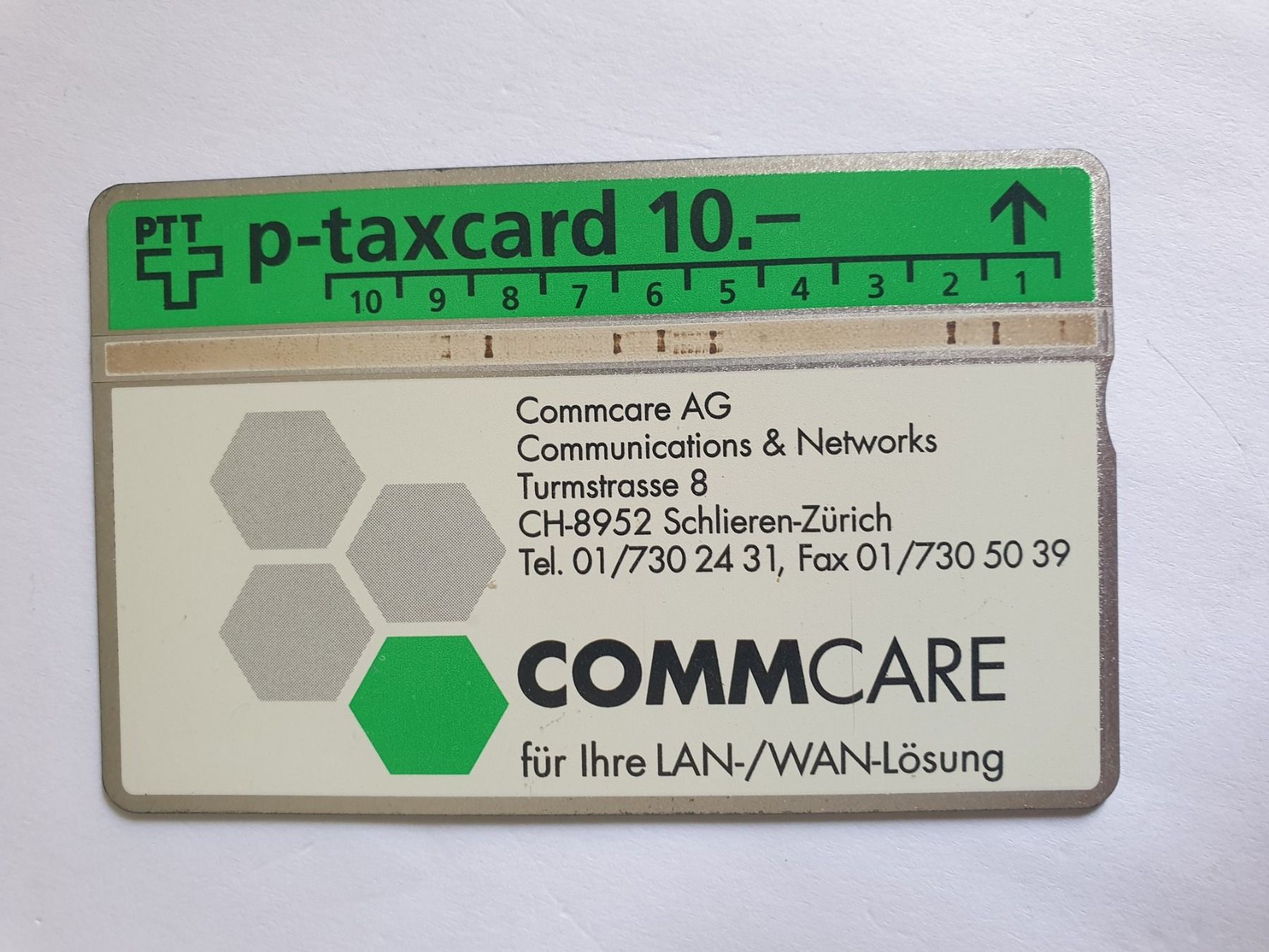 Cartes de téléphone: Commcare AG – D'occasion à Rain par chesz