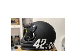 Casco Vintage Origine Virgo nero opaco S