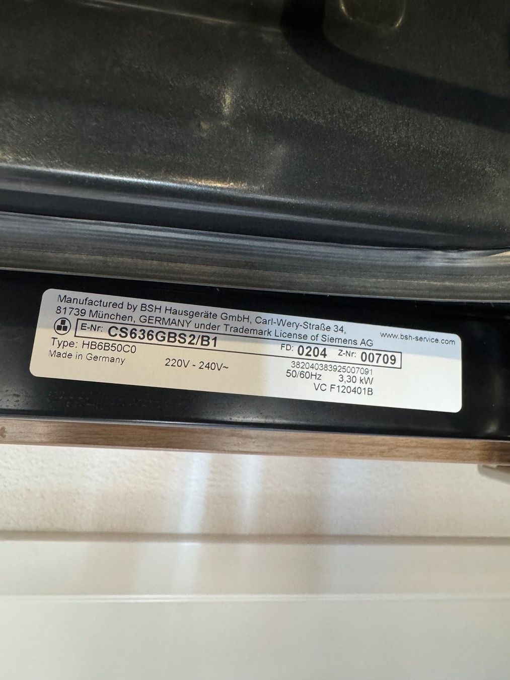 Siemens Elettrodomestici da cucina: Siemens Kompacktdampfbackofen - LETZTE CHANCE! – Usato da Jonschwil venduto da Denama0 3