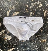 Slip de bain ES Collection blanc, taille S - Neuf!
