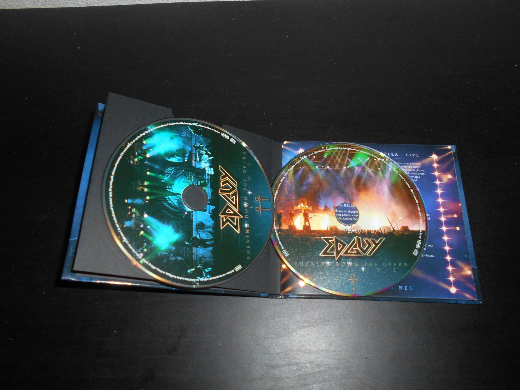 CDs: Edguy – Burning Down The Opera (Live) / 2003 2 CDs Digibook – D'occasion à Aarberg par witchhunter01 2