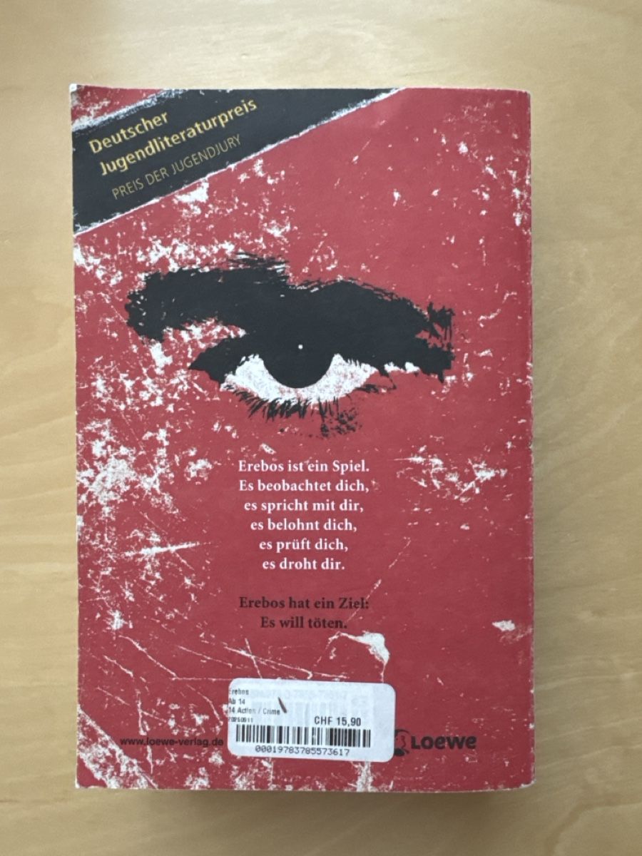 Libri: Jugendbuch Erebos – Usato da Birmensdorf ZH venduto da Orion999 1