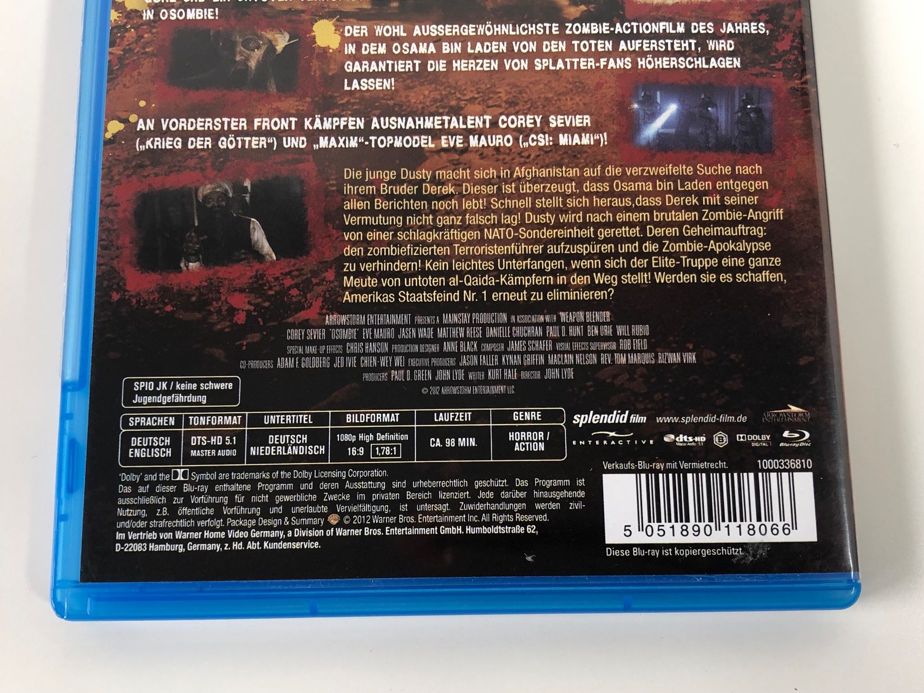 Alle DVDs: Osombie (2012) - Bluray – Gebraucht aus Bern von McFlurry_88 2