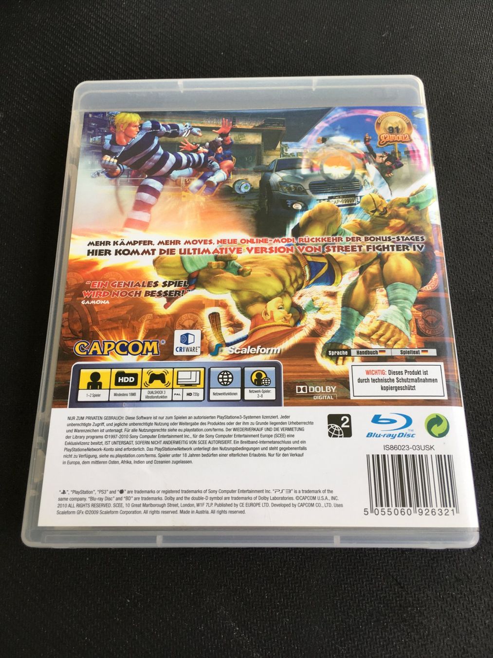 Sony Spiele: Street Fighter IV -  PS3 / Playstation 3 – Gebraucht aus St.Gallen von sjosjo 1
