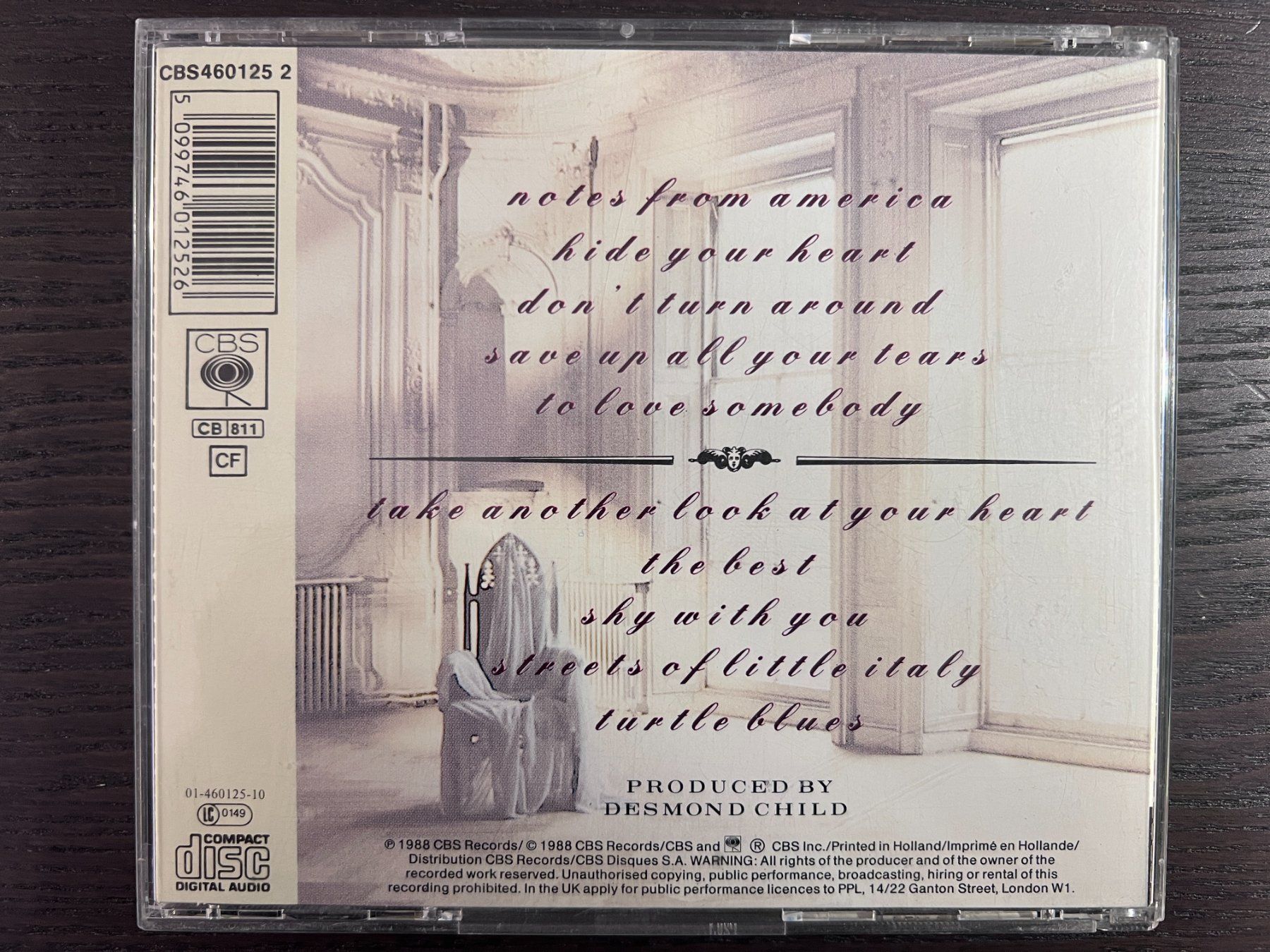 CD: Bonnie Tyler - Hide Your Heart – Usato da Zürich venduto da MusikFreunde 1