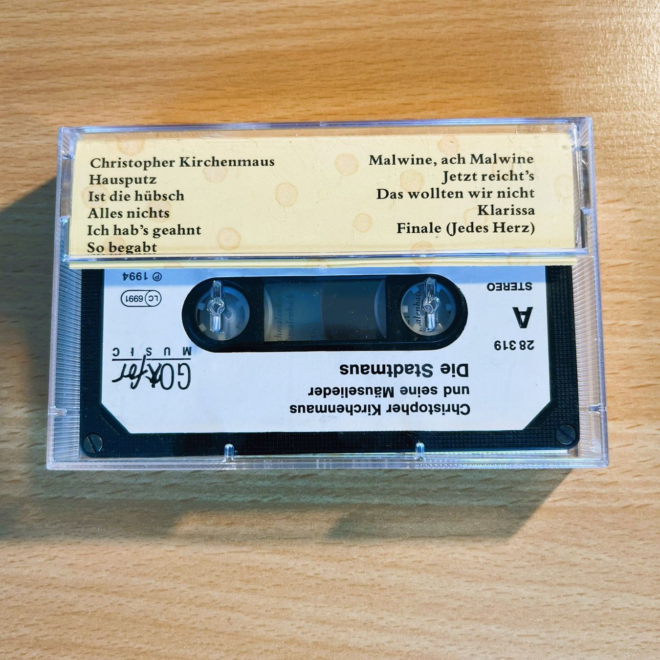 Musicassette: Christopher Kirchenmaus – Die Stadtmaus – Usato da Amlikon-Bissegg venduto da riestig 2