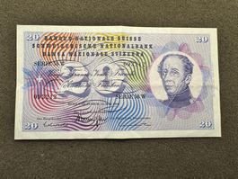20 Franken Banknote Dufour 1968 - 212