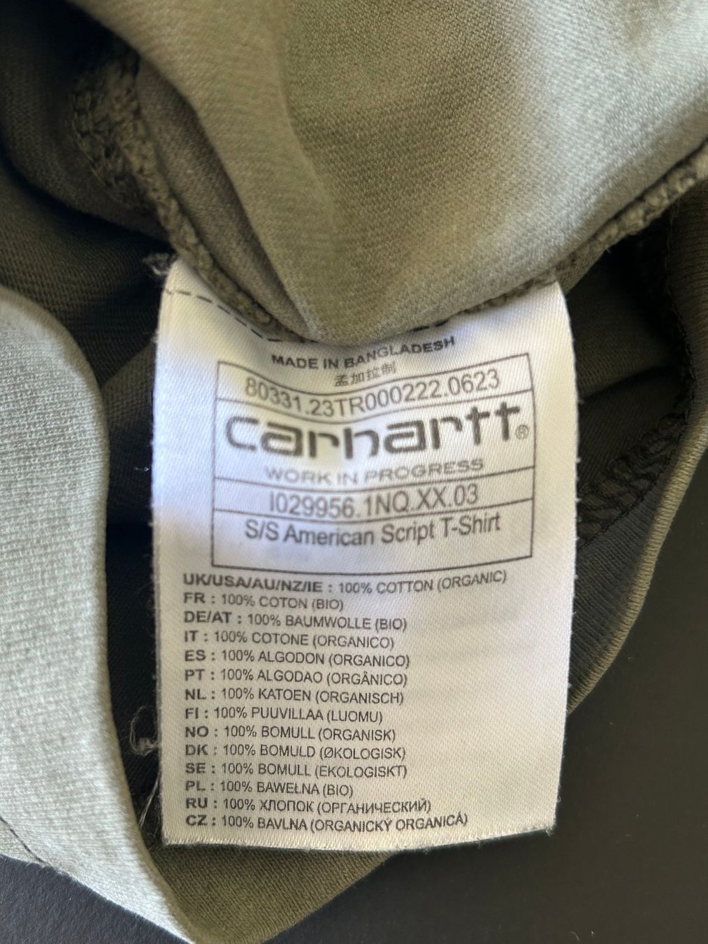 Carhartt T-shirt: Carhartt / T-Shirt – Usato da Dietlikon venduto da Mankai 6