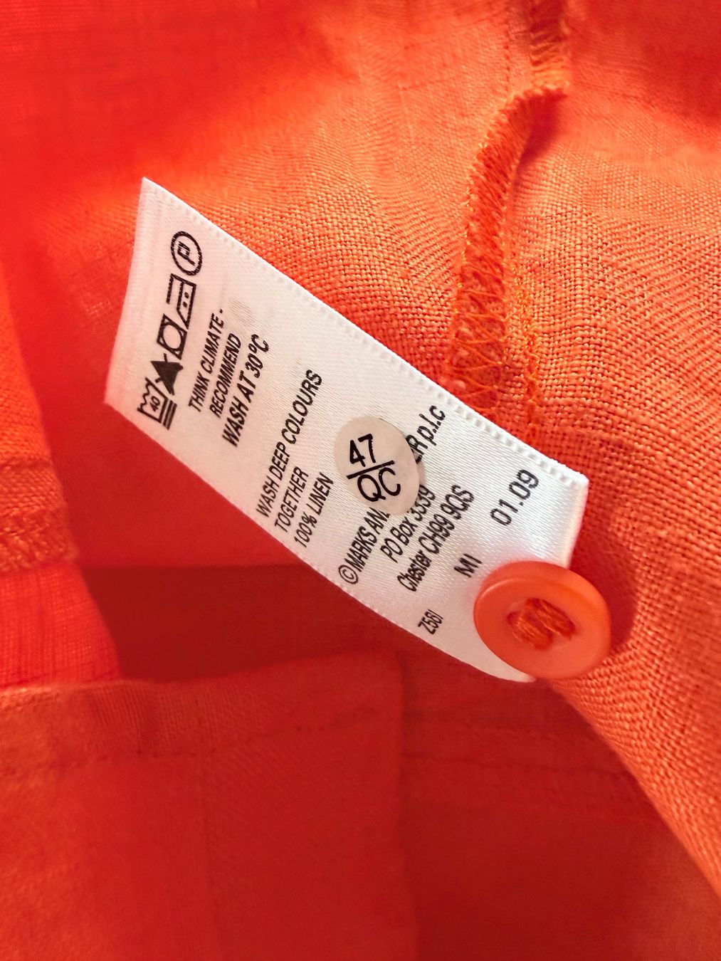 Camicette: Marks&Spencer Leinen Bluse Gr.M – Usato da Unterägeri venduto da Jutka_04 3