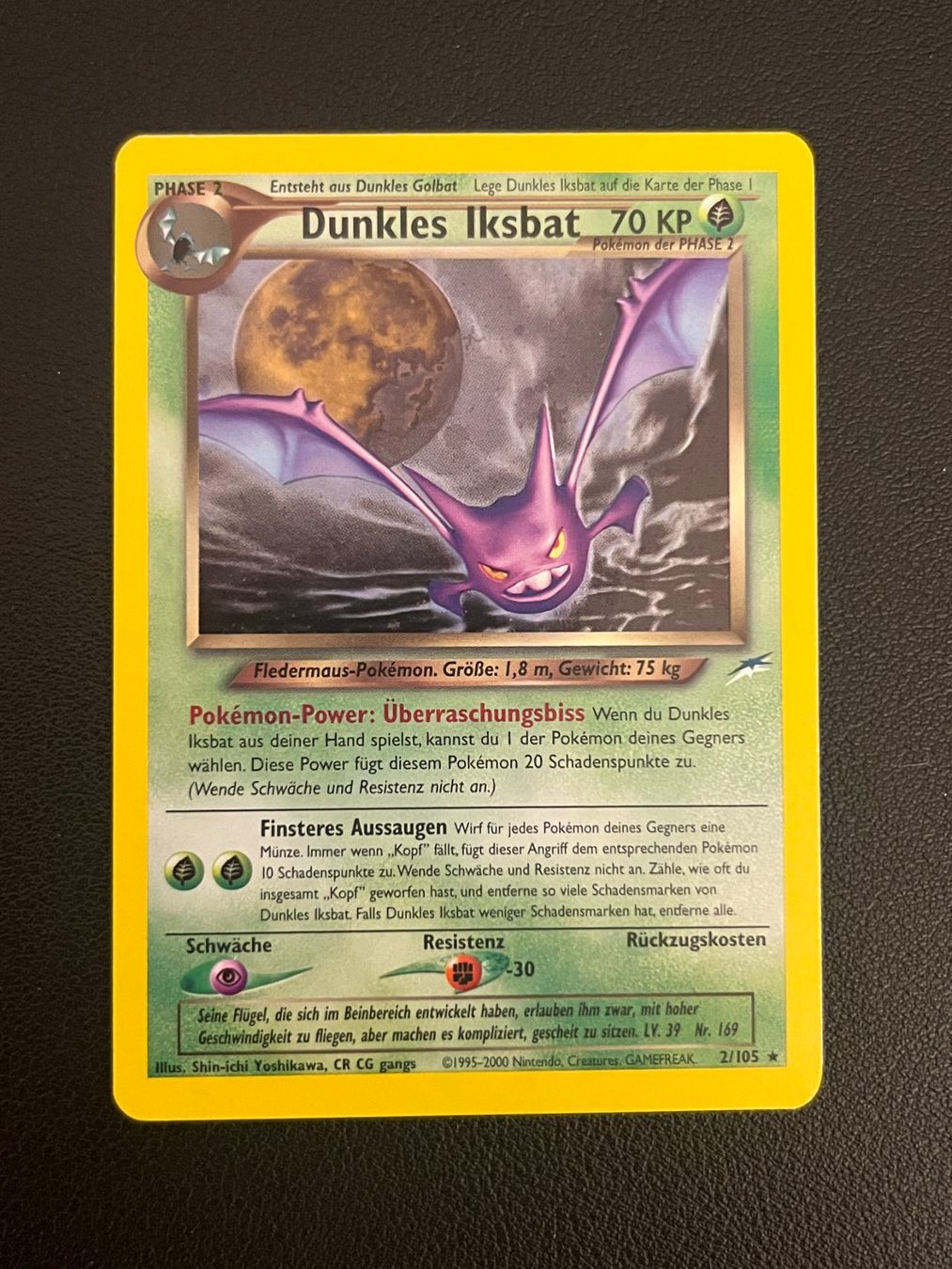 Pokémon Sammelbilder & Trading cards: Pokemon Dunkles Iksbat Holo – Gebraucht aus Zollikerberg von Guido175