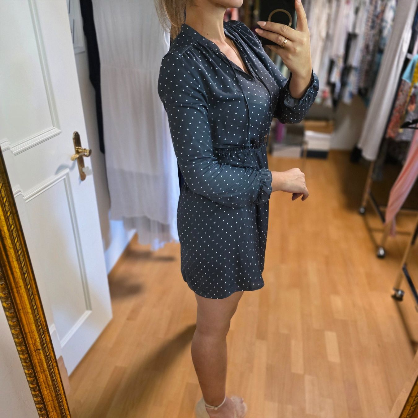 Vestiti: Sommerkleid mit Pünktchen Muster, Grösse 38/M – Usato da Wald ZH venduto da CapLux 3