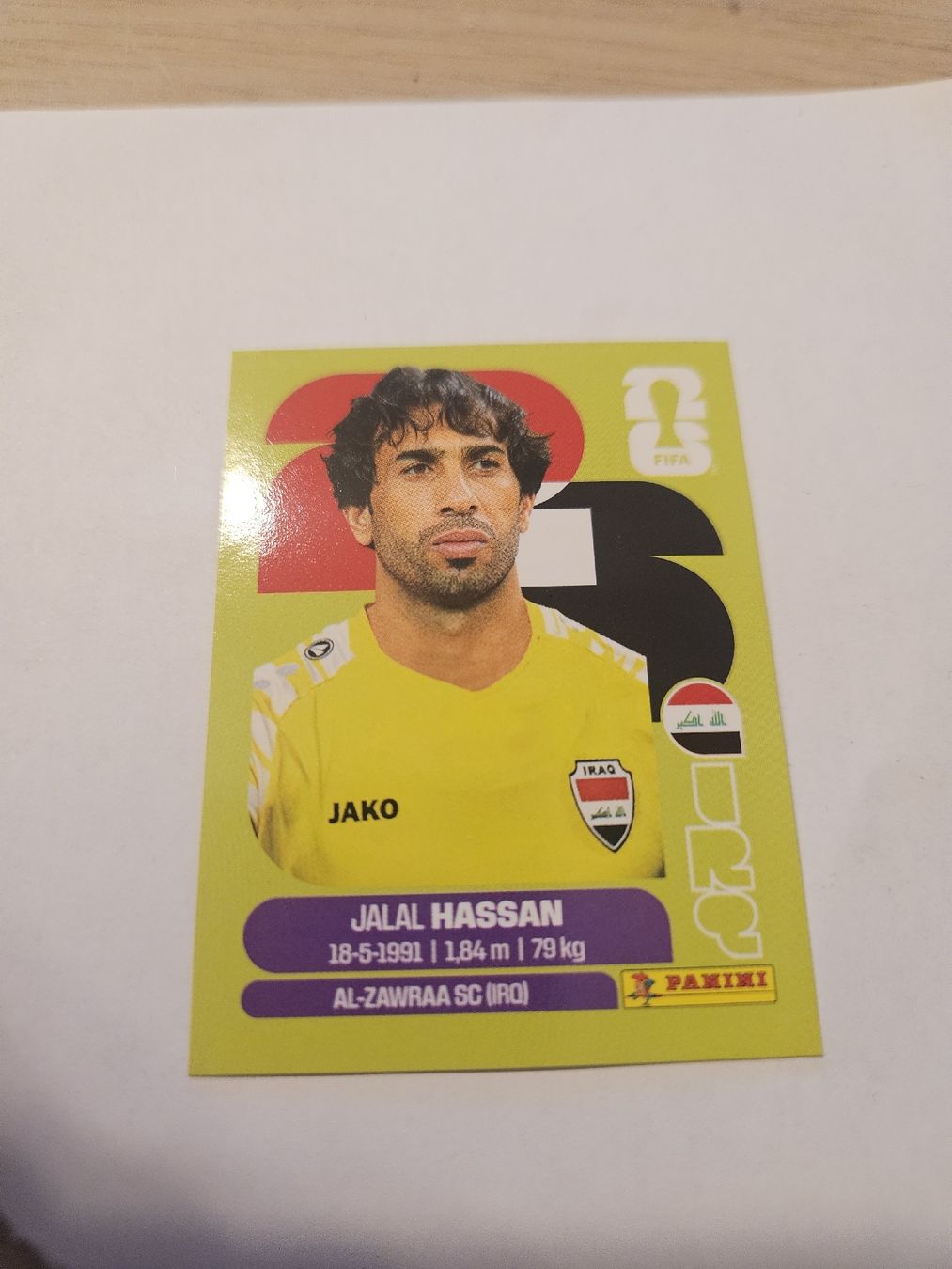 Panini Carte collezionabili: Panini WM 2026 IRQ 2 – Nuovo (secondo la descrizione) da Genève venduto da jerdinho1209
