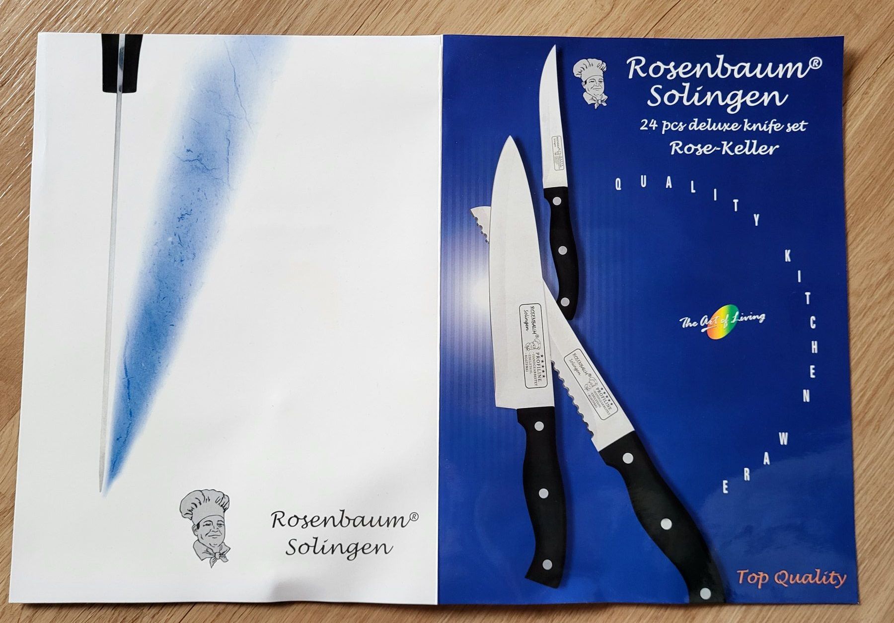 Solingen Set di posate: Rosenbaum Solingen Besteck- und Messerset, neu – Nuovo e nell'imballaggio originale da Maienfeld venduto da Alpamayo01 5