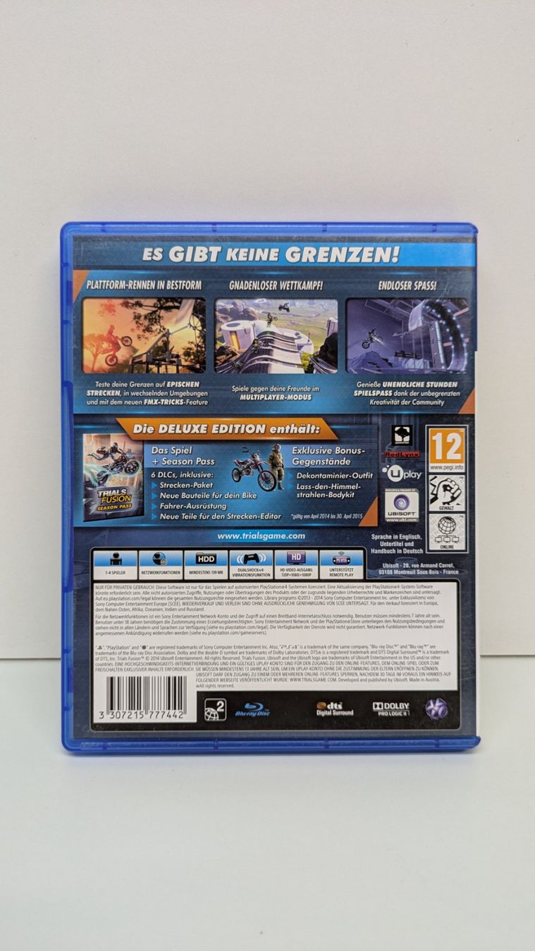 Giochi: Trials Fusion - PlayStation 4 – Usato da Menziken venduto da mame18 2
