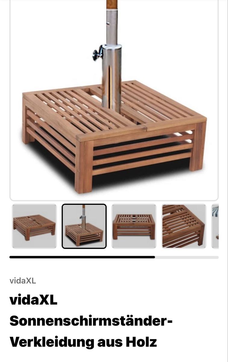 Altro: Sonnenschirmständer neu – Nuovo e nell'imballaggio originale da Niederried b. Kall venduto da NicoleS25
