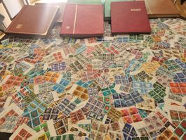 Sammlung CH Viererblocks, 7 Alben + viele lose Ausgaben