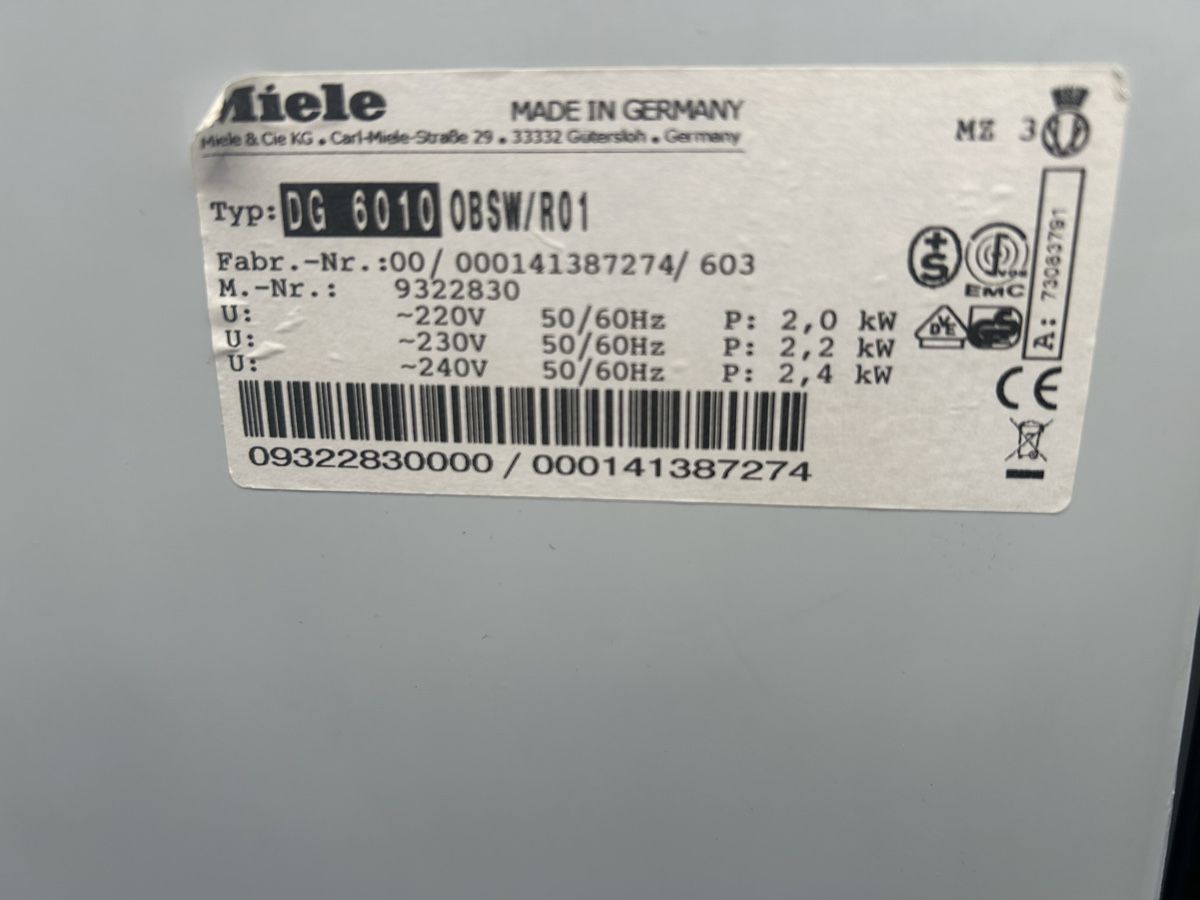 Miele Elettrodomestici da cucina: Miele DG 6010 Standdampfgarer – Usato da Ibach venduto da heifla 9