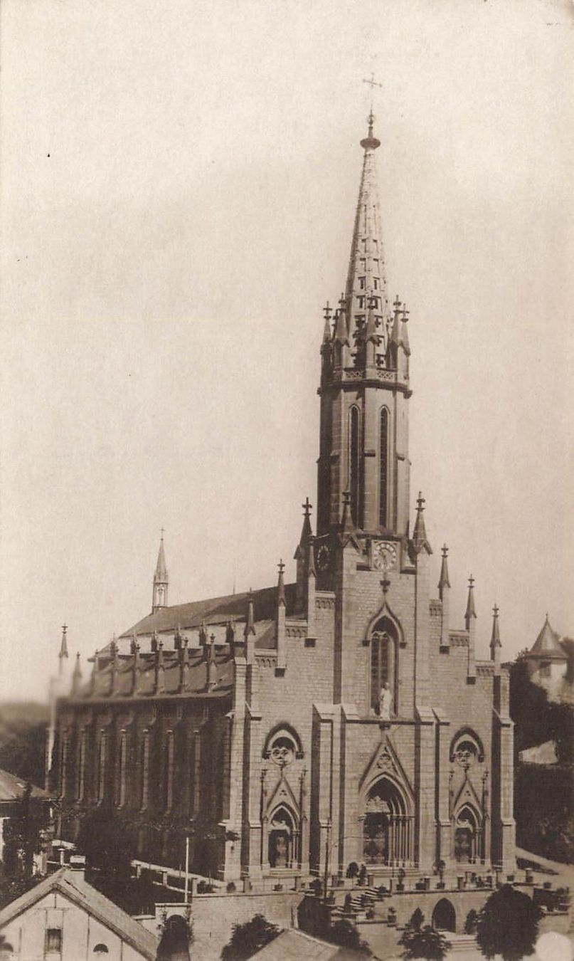 Cartoline postali: Châtel St Denis (FR) – Die Kirche – Usato da Biasca venduto da Blenio71